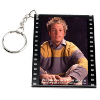 Large 3 x 3 1/2 Filmstrip Photo Frame Keytag