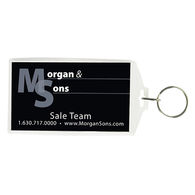 Keytag that Frames Your Business Card
