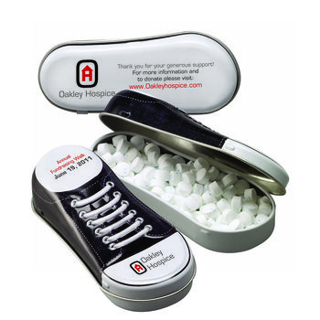 Sneaker Shaped Tin Filled with Mints