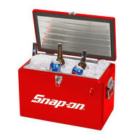 Metal Toolbox Cooler Holds 20 Cans