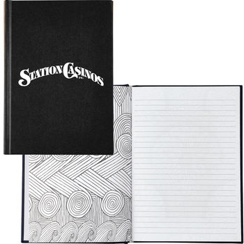 7.75" x 8.25" Coloring Notebook - Pages Lined on Front, Coloring Designs on Back