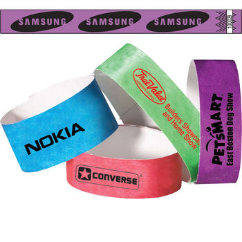 1" Tyvek Event Wristbands are Tamper Resistant and Waterproof (Lasts 1-3 Days)
