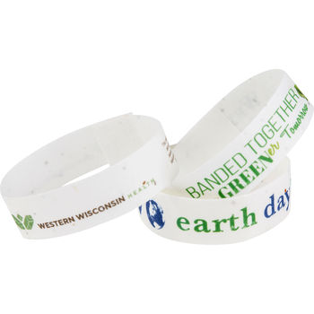 3/4" Seeded Paper Event Wristbands