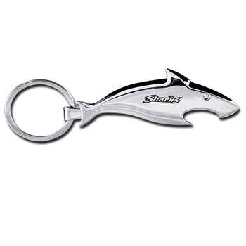 Metal Keychain Bottle Opener - Shark