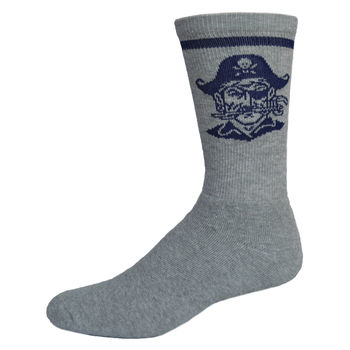 Super Soft Crew Sock with Knit-In Logo - Made in USA
