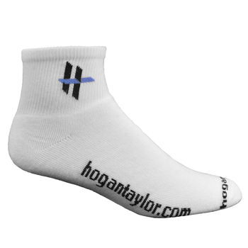 Super Soft Ankle Sock with Knit-In Logo - Made in USA