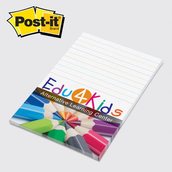 Post-it® Notes - 4" x 6" - 50 Sheet with Full Color Printing