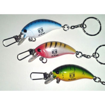 Fishing Lure Keychain with Clasp