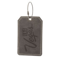 Full Grain Leather Luggage Tag