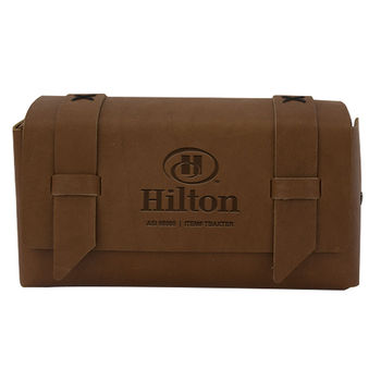 Full Grain Leather Dopp Kit Bag