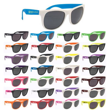 Plastic Rubberized Sunglasses - BUDGET