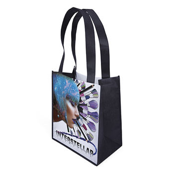 13" x 15" Non-Woven Tote with Full-Color Printing on Both Sides, 28" Handles
