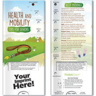 Health and Mobility Tips for Seniors Pocket Slider Info Card