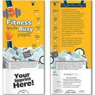 Fitness Tips for Busy People Pocket Slider Info Card