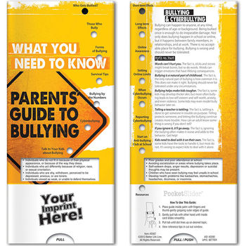 Parents Guide to Bullying Pocket Slider Info Card