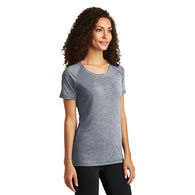 Ladies' Triblend Moisture-Wicking, Soft Ultra-Comfy Scoop Neck Raglan Tee - BEST