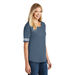 Ladies' Tee with Athletic Striping on Sleeves