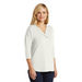 Ladies Concept 3/4-Sleeve Soft Split Neck Top