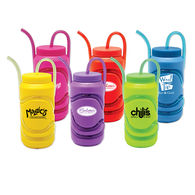 12 oz Krazy Straw Sports Bottle