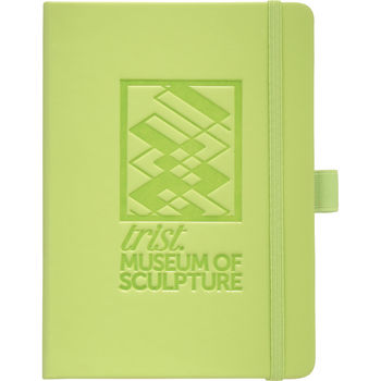 5" x 7" Bound Colorful Hard Cover Journal with Pen Loop
