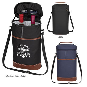Double Wine Bottle Insulated Cooler Bag