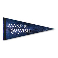 8 x 18 Premium Felt Pennant with Full-Color Printing