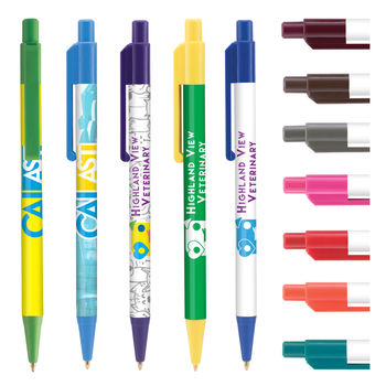 QUICK SHIP Colorama Pen with Full Color Wrap Around Imprint - BUDGET