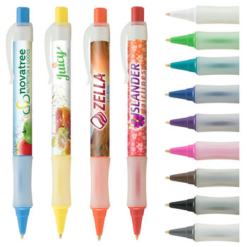 QUICK SHIP Vision Brights Frost Pen with Full Color Wrap Around Imprint