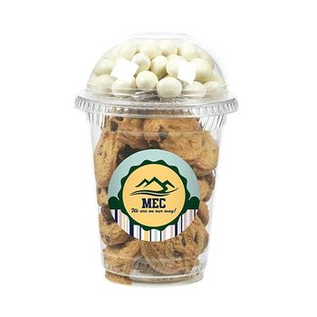 Snack Cup Duo Filled with Mini Chocolate Chip Cookies & Yogurt Raisins