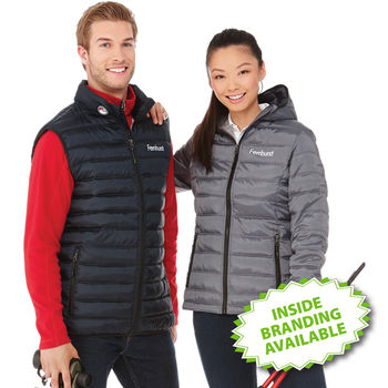 Quick Ship Men's Water Repellent Vest - Lightweight Polyester Insulation - BEST