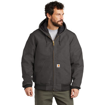 Carhartt&reg; Quilted-Flannel-Lined Duck Active Jacket