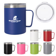 12 oz  Stainless Steel Vacuum-Insulated Mug with Powder Coated Finish