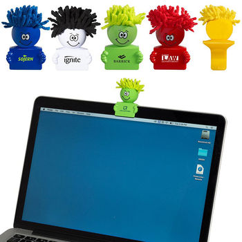 Mop Topper Webcam Cover with Screen Cleaner