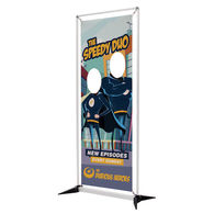 Face-Cutout Display Banner - Double is Great for Social Media Exposure