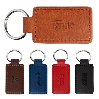 Faux Leather Keytag