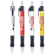 Black Grip Pen with Full Color Imprint