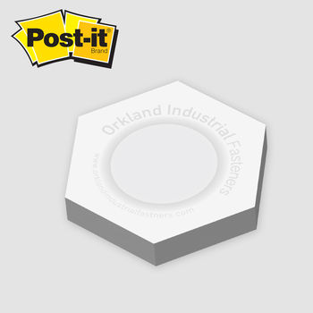 Post-it&reg; Notes Slim Hexagon Cube