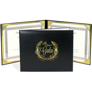 Double-Sided Padded Certificate Folder for 8" x 10" Certificates - BEST