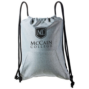 13.5" x 16.5" College Fleece String Backpack