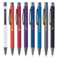 Quick Ship Softy Pen with Rubberized Finish and Full-Color Printing - BEST