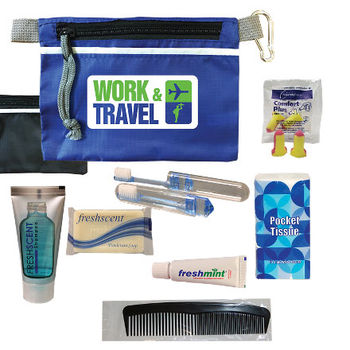 Well-Stocked 7-Item Business Travel Toiletry Kit
