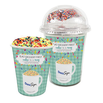 Mug Cake Mix with Snack Cup Packaging