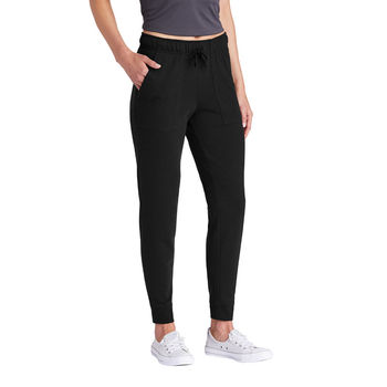 Ladies' Tri-Blend Wicking Fleece Jogger Pants