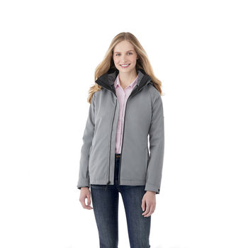 Quick Ship LADIES' 3-In-1 Waterproof Jacket with Removeable Inner Fleece Jacket