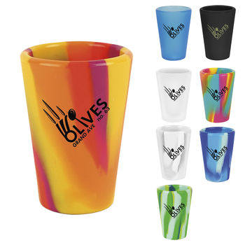 Silipint&trade; 1.5 oz Silicone Shot Glass Will Not Break, Crack, Chip, Fade or Scratch and is Microwave, Dishwasher and Freezer-Safeis Microwave, Dishwasher and Freezer-Safe