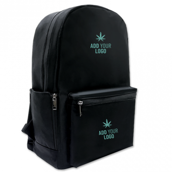 Smell-Proof Stash Backpack with Combination Lock (Cannabis)