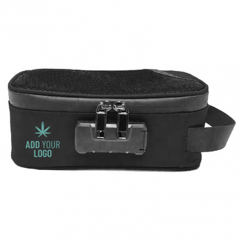 Smell-Proof Stash Carrying Case with Combination Lock (Cannabis)