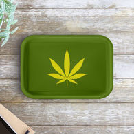 Rolling Tray with Full-Color Printing  (Cannabis)