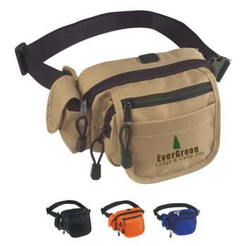 8" x 5" Big Ol' Fanny Pack with 3 Zippered Pockets Holds More Stuff Than You Actually Need - BEST