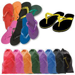 Basic Flip Flop Sandal with Single Layer Sole – Strap Imprint